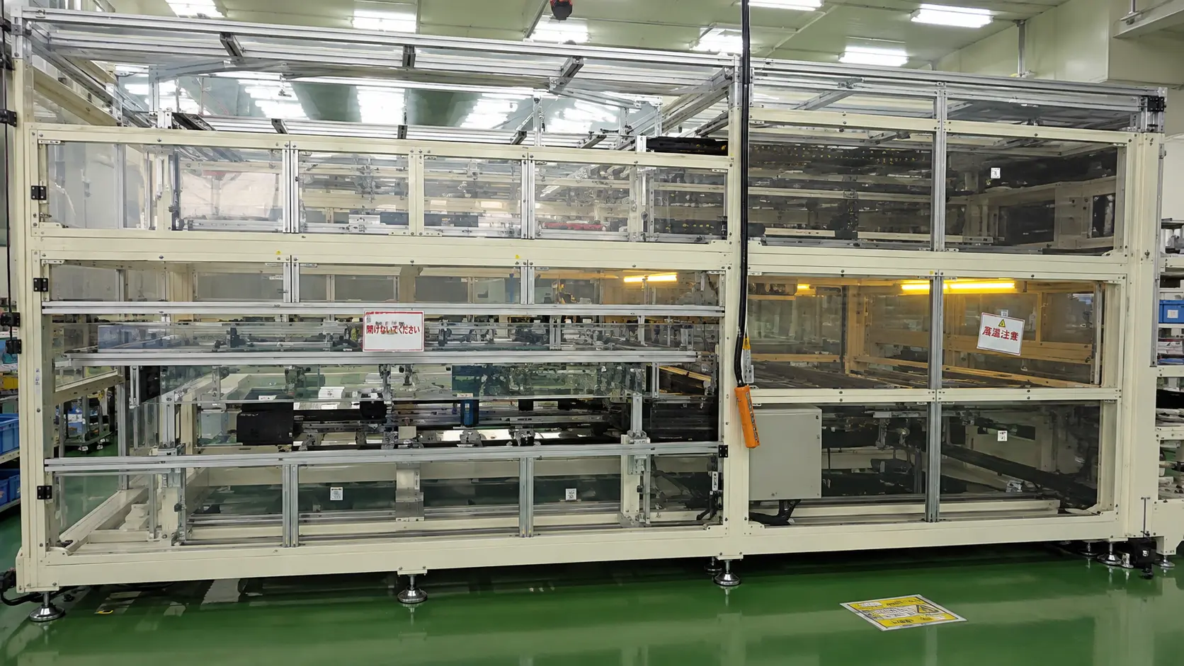 ガラス基板搬送ライン Coater System